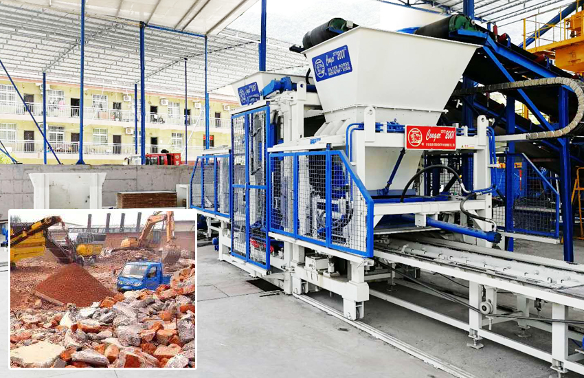 銀馬環(huán)保建筑垃圾制磚機：建筑業(yè)的綠色風景線