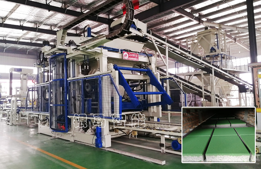 水泥磚全自動(dòng)磚機(jī)：常用皮帶傳輸機(jī)，你不知道的噪音來源！